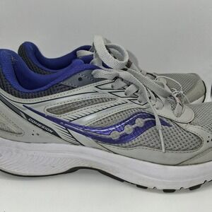 Saucony Women's Sneakers Gray Purple Size 9 Casual Running Shoes